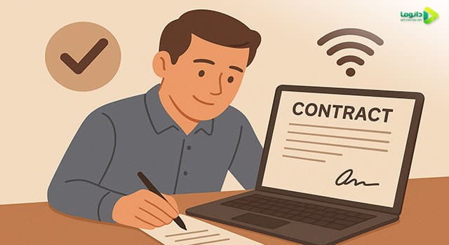 پلتفرم های قراردادآنلاین