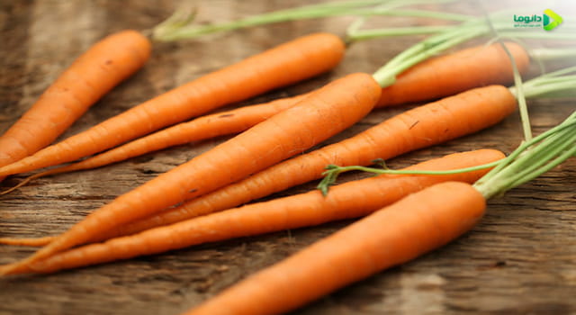 هویج های نارنجی