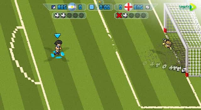 بازی  pixel cup soccer