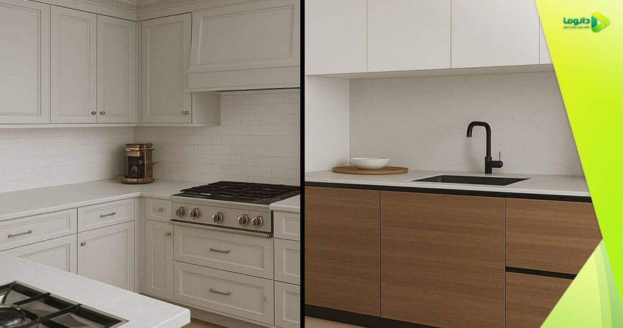 اجرای کابینت در منزل مسکونی